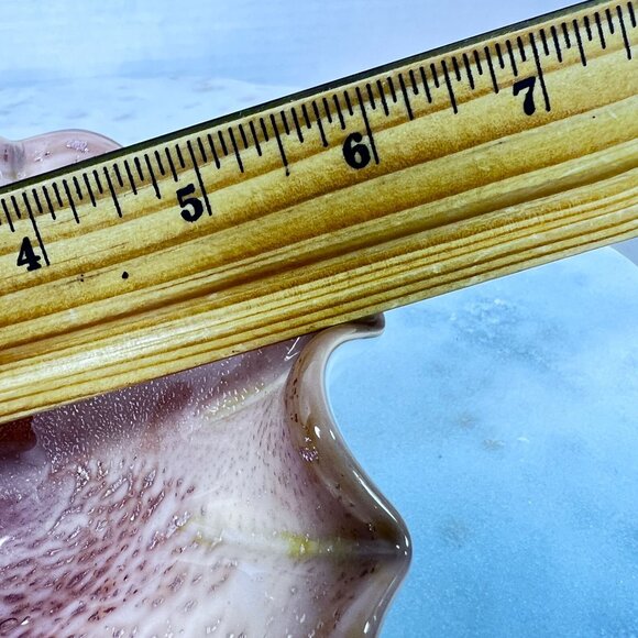 Vtg Murano Genuine Venetian Glass Cased Sommerso Silver Bullicante Aventurine - Picture 9 of 9